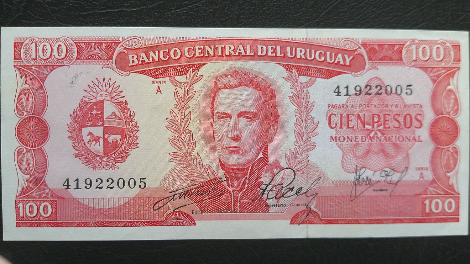Uruguay 100 Pesos - 1967
