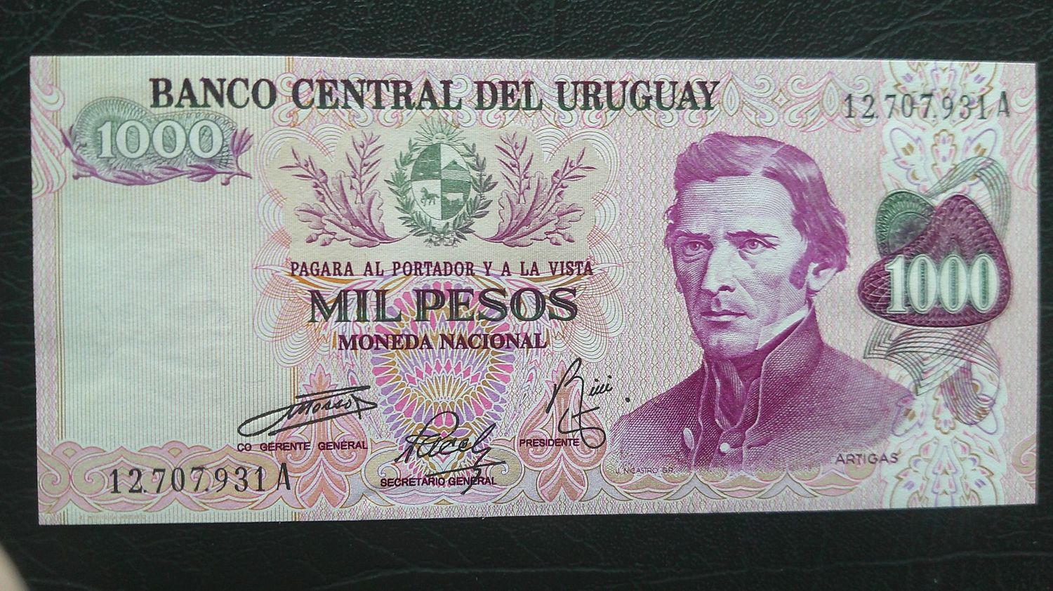Uruguay 1000 Pesos - 1974