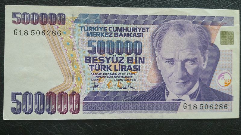 Turkey 500000 Lirasi - 1994