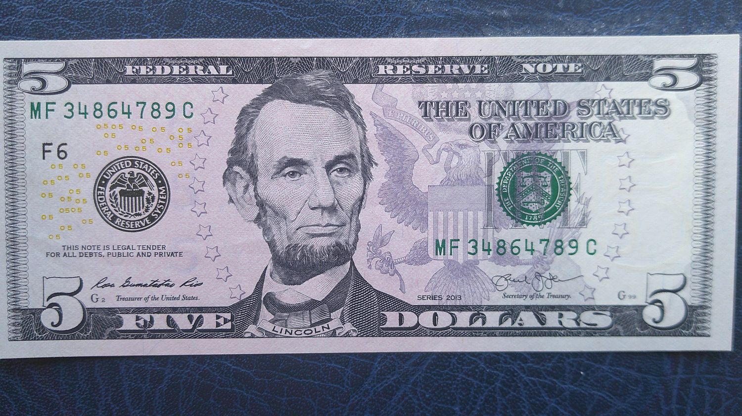 United States 5 Dollars - 2013