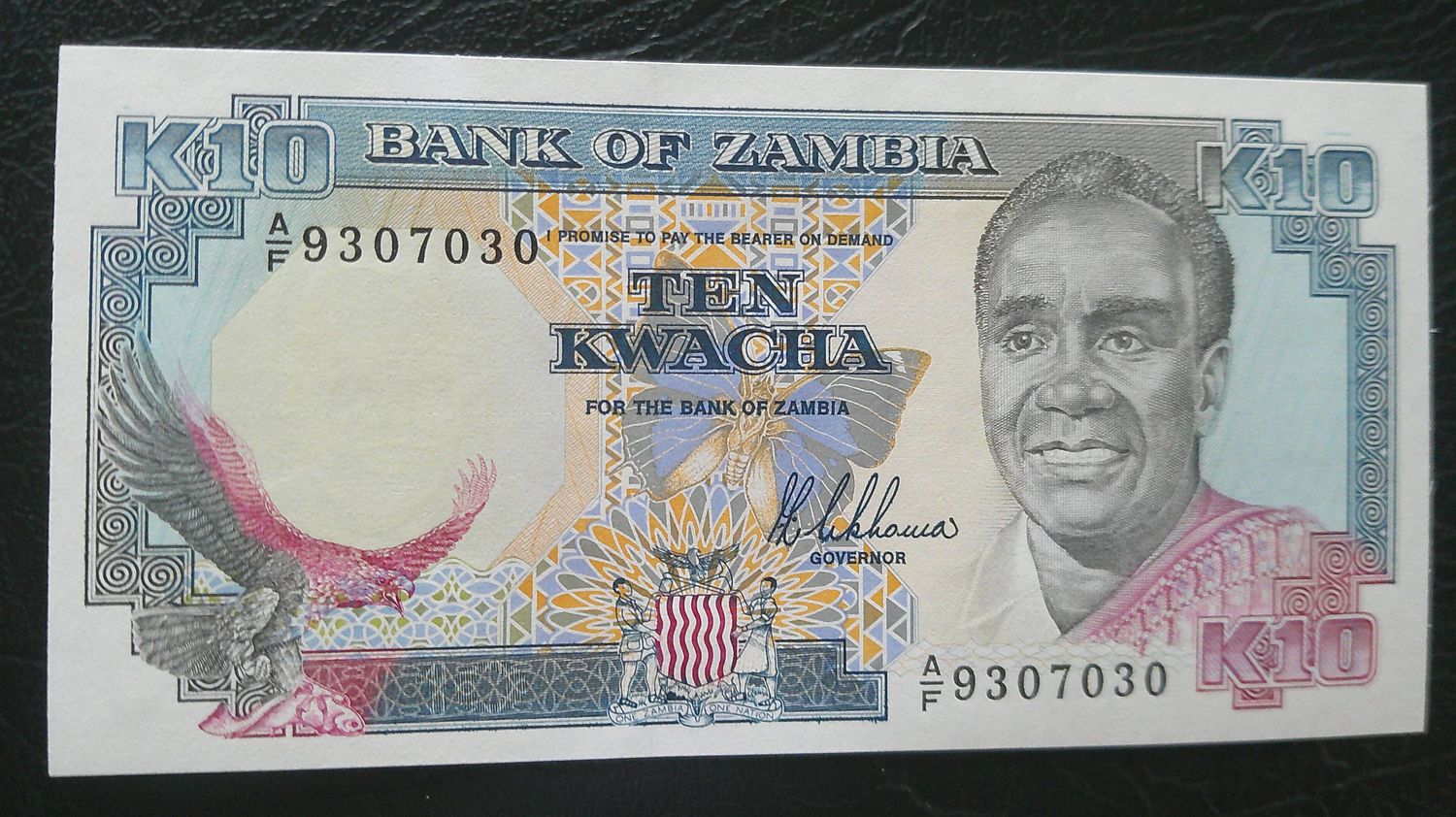 Zambia 10 Kwacha - 1989