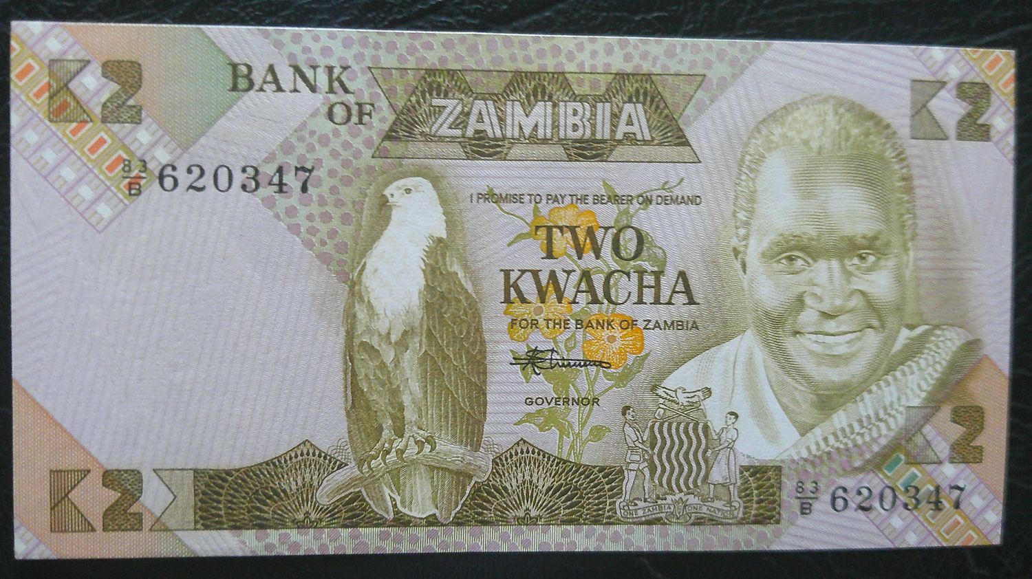 Zambia 2 Kwacha - 1989