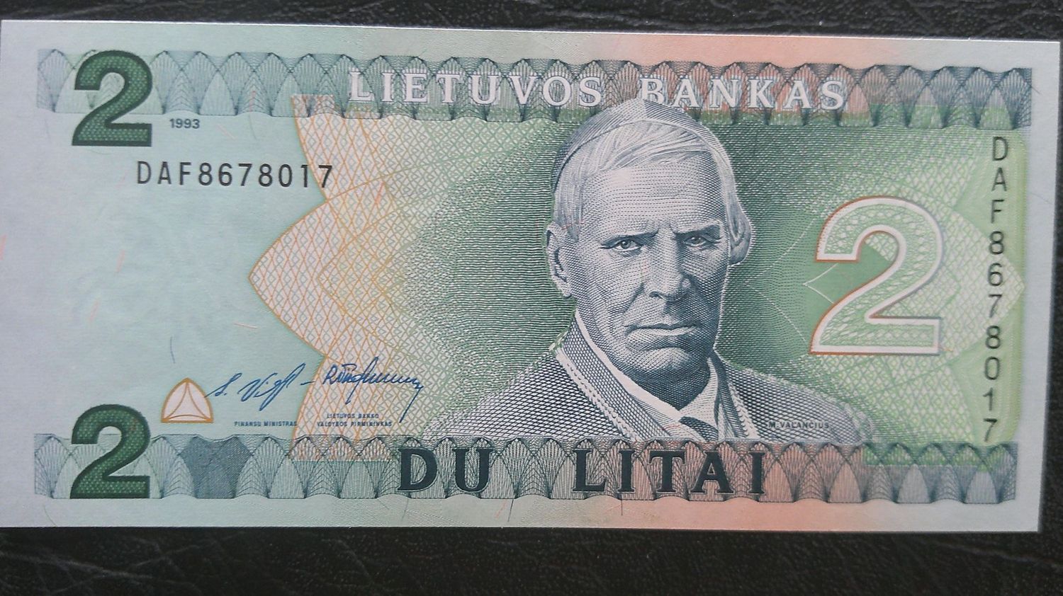 Lithuania 2 Litai - 1993