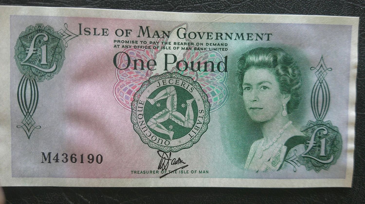Isle of Man One Pound - 1983  (Dawson)