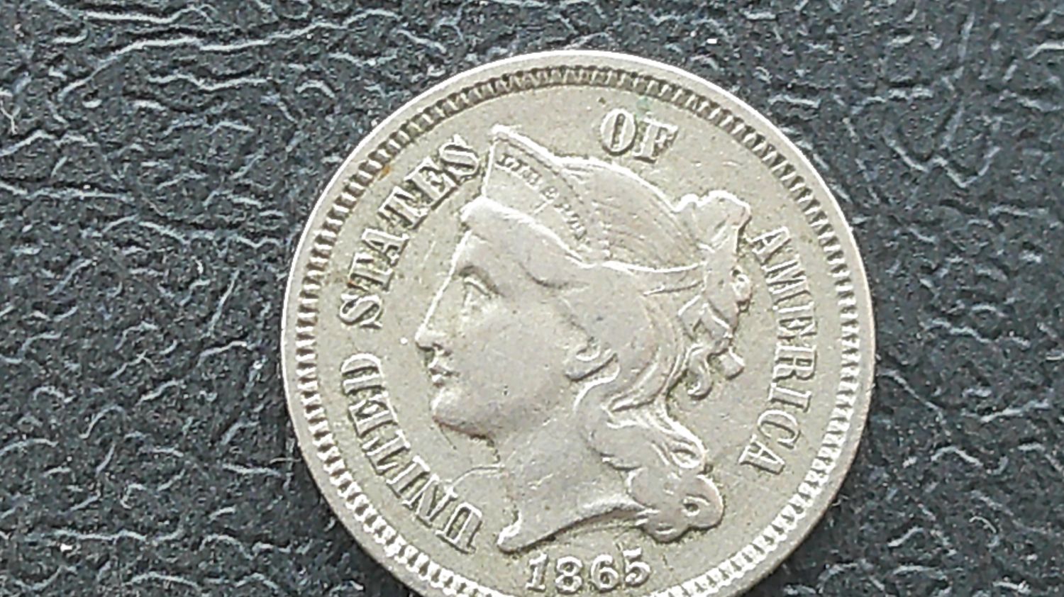 United States 3 Cents  -  1865