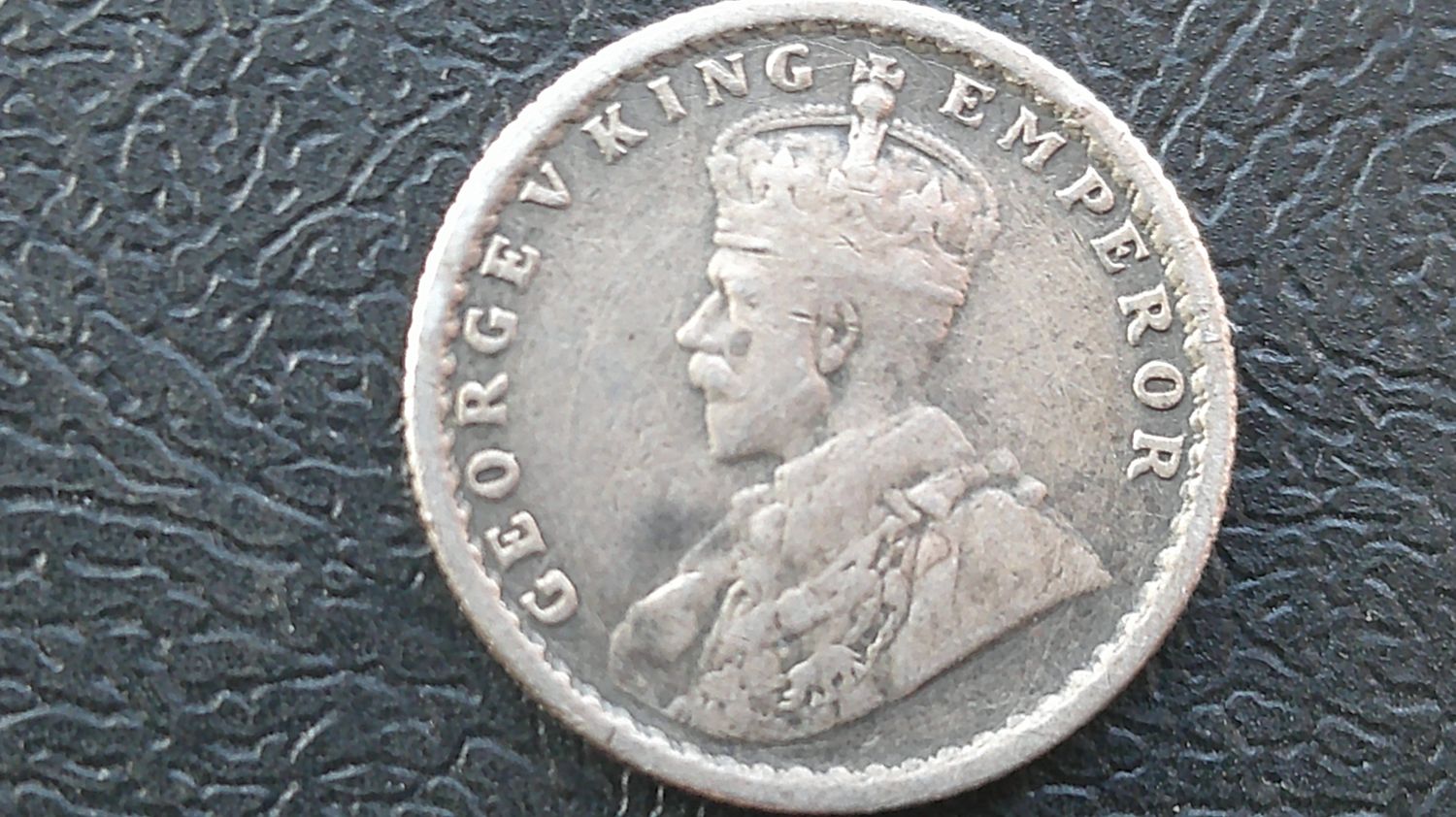 British India Quarter Rupee  -  1919