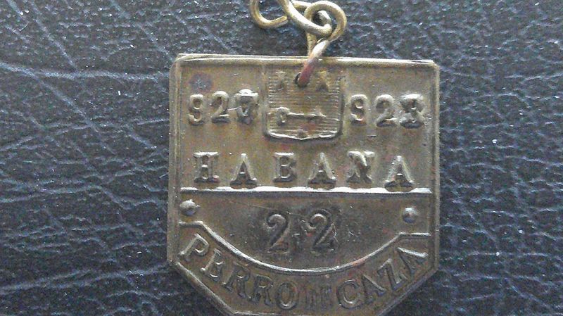 Havana Dog Licence Badge