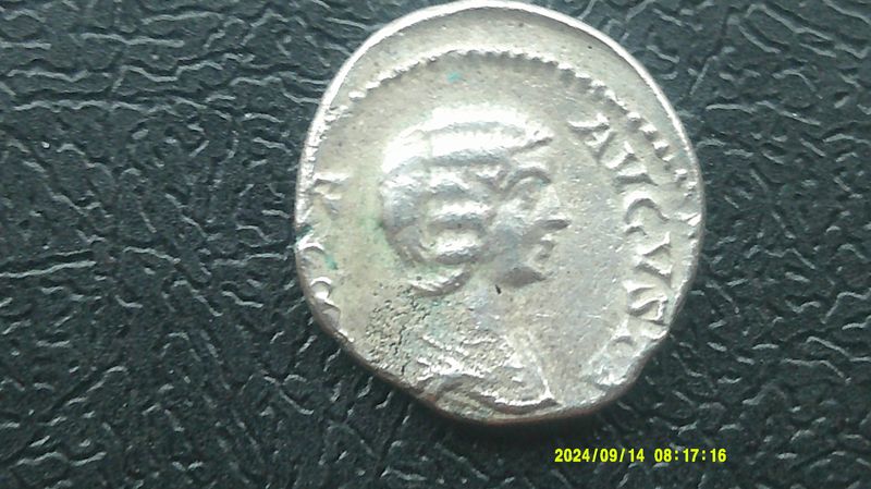Julia Domna Denarius with Caracalla 201 AD (Very Scarce)