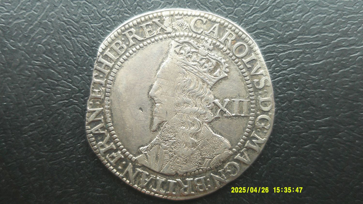 Charles I Twelve Shillings  -  1637 - 1642 (Thistle Before Legend)