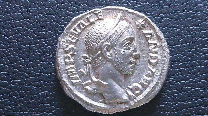 Severus Alexander Denarius  -  227 AD (c)