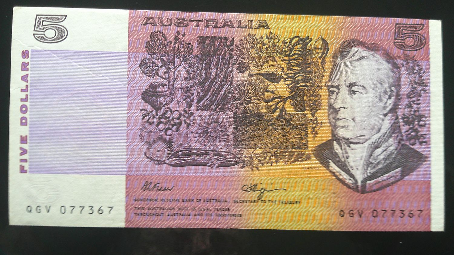 Australia 5 Dollars - 1990