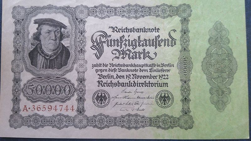 Germany 50000 Marks  -  1922