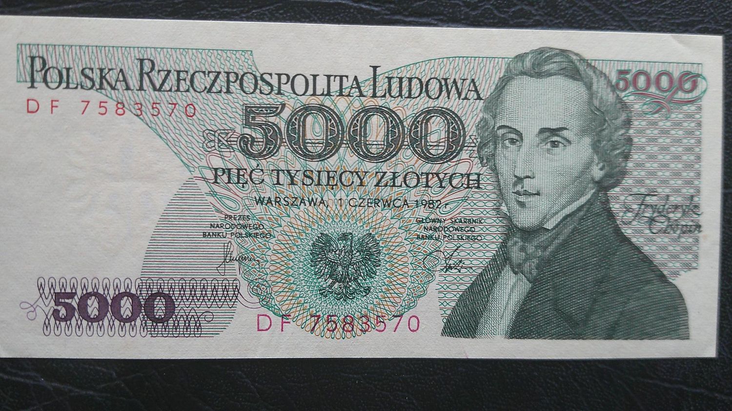 Poland 5000 Zlotych  -  1982