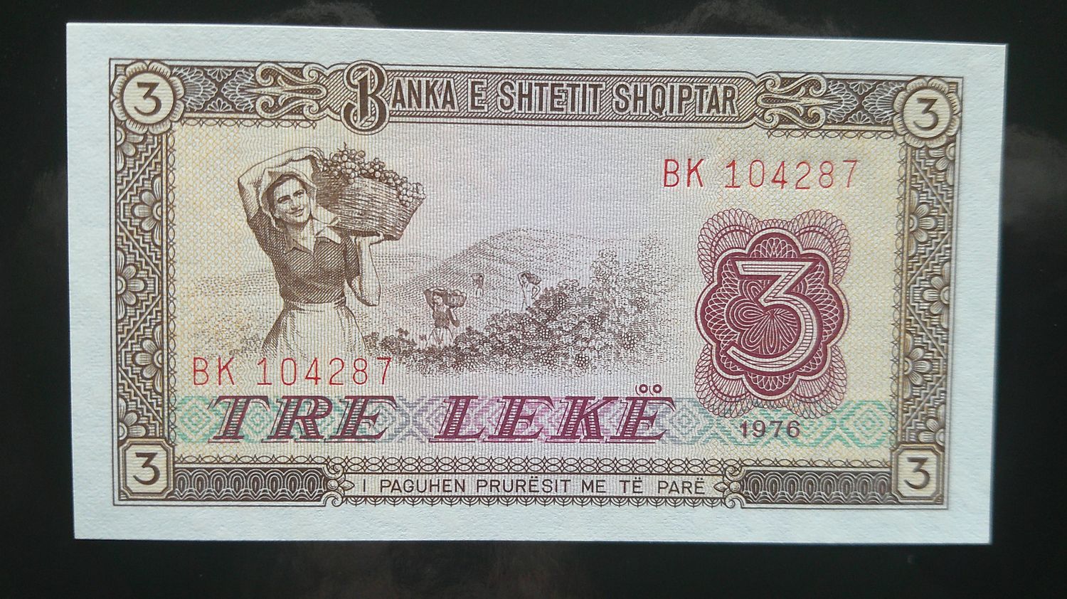 Albania 3 Leke - 1976