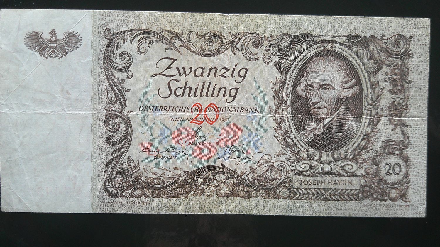 Austria 20 Schilling - 1950