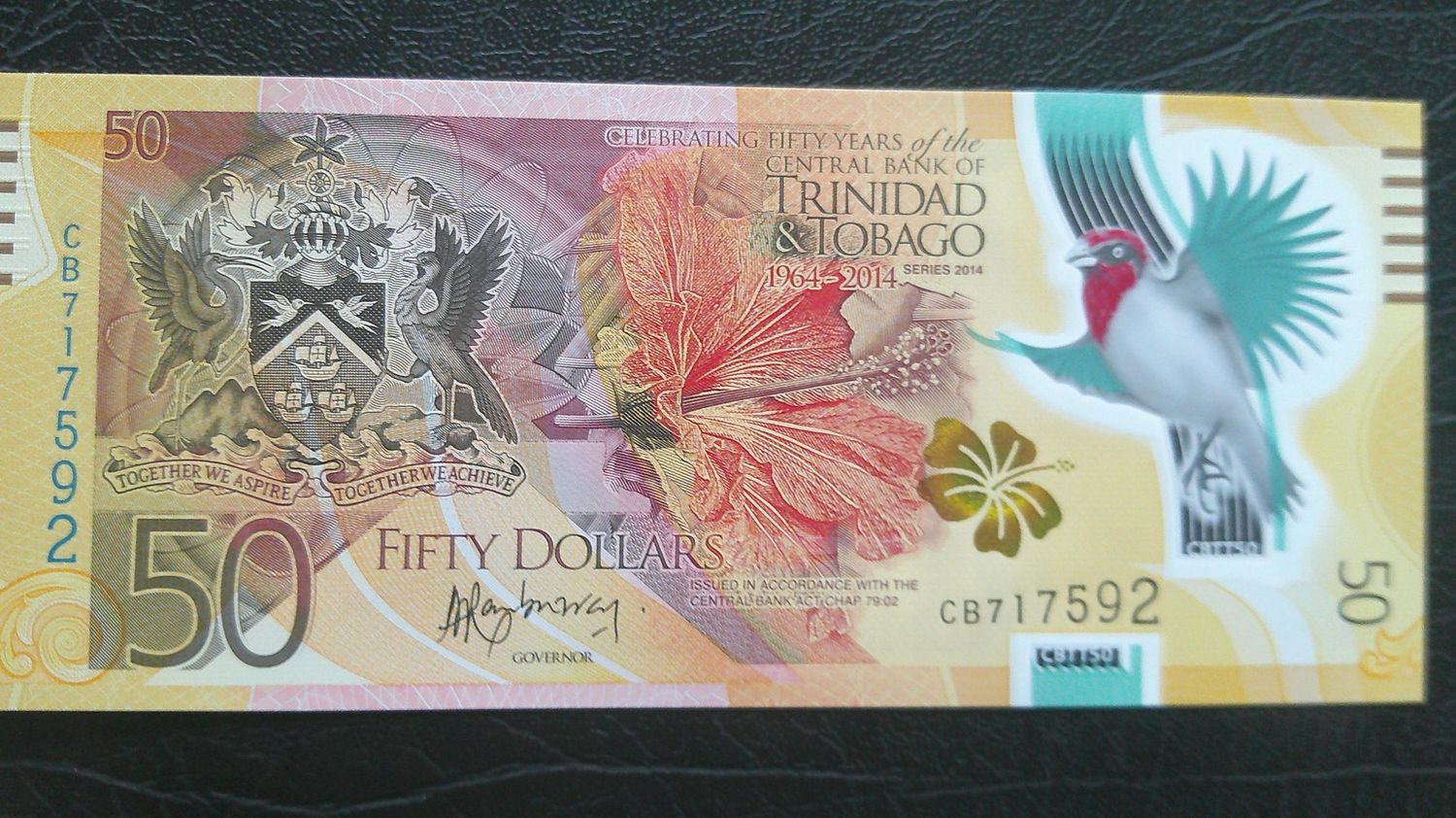 Trinidad & Tobago 50 Dollars  -  2014