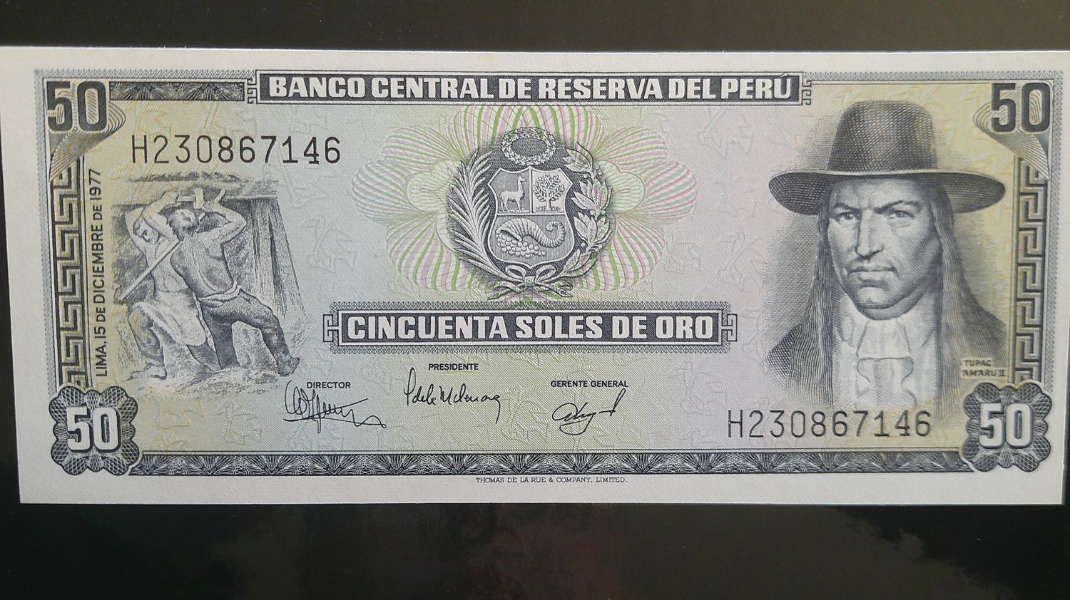 Peru 50 Soles de Oro - 1977 Peru 50 Soles de Oro - 1977