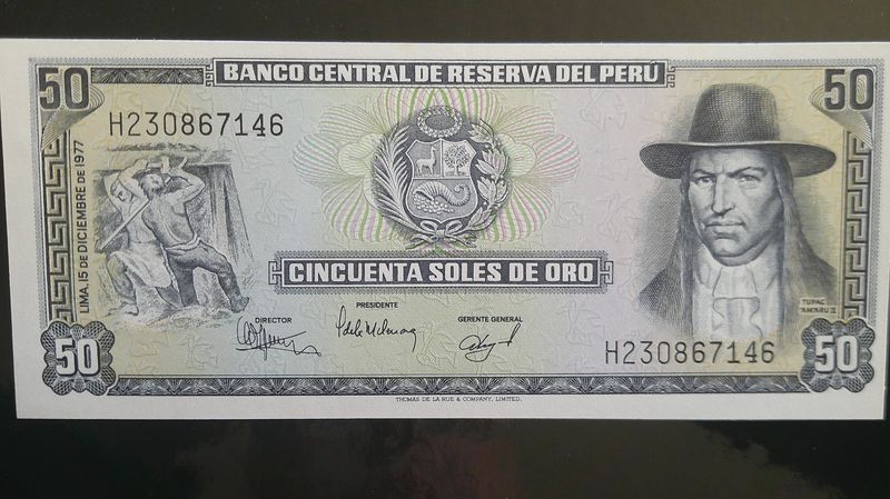 Peru 50 Soles de Oro - 1977