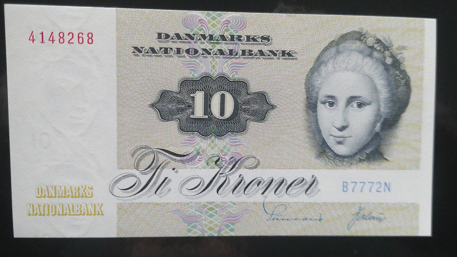 Denmark 10 Kroner - 1977