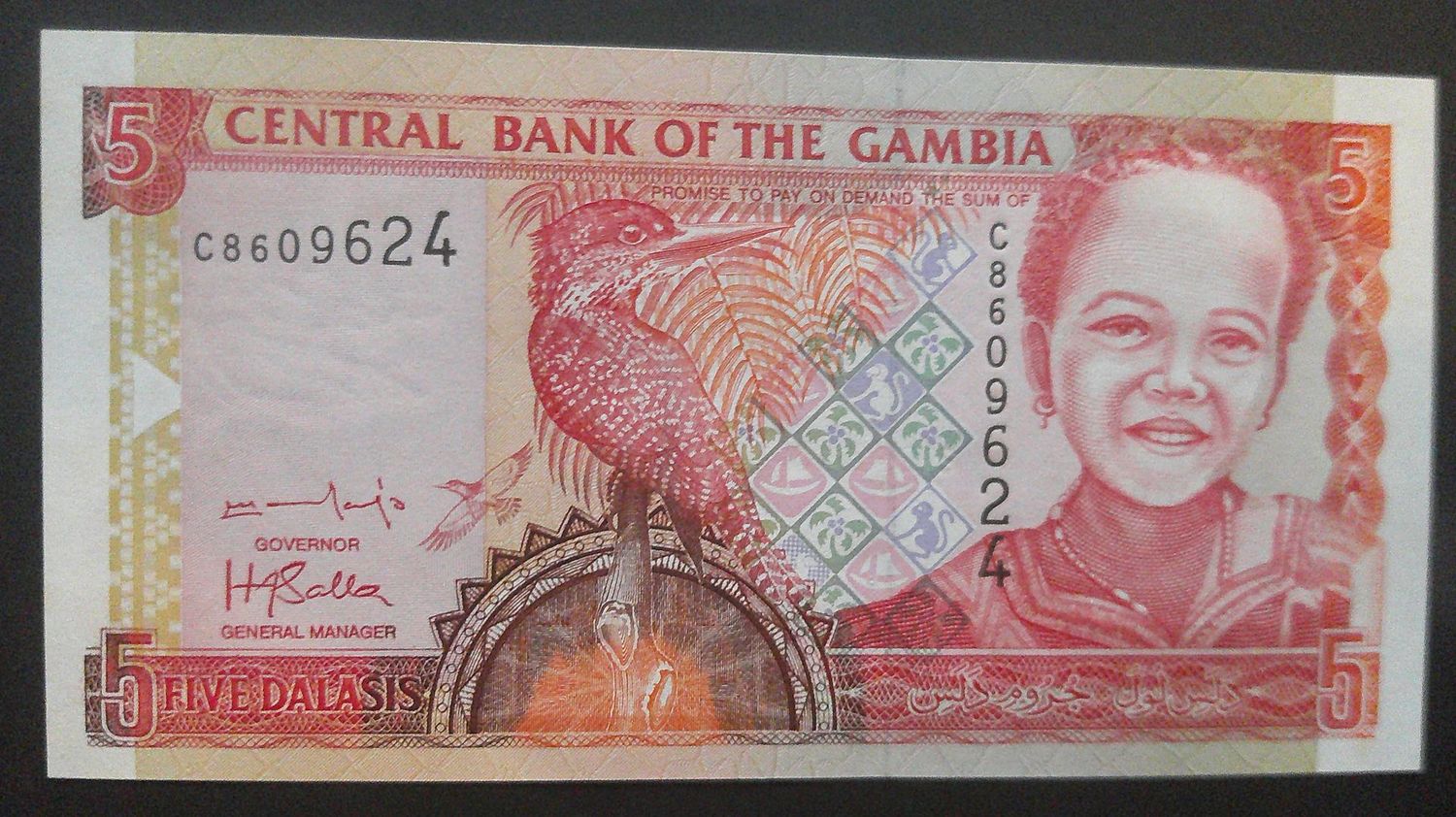 Gambia 5 Dalasis  -  2001-2005