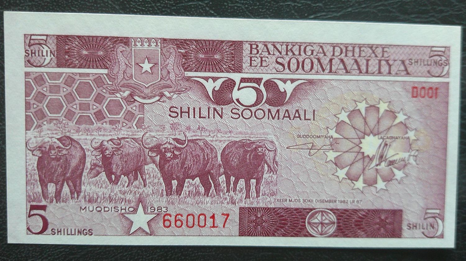 Somalia 5 Shillin -  1983