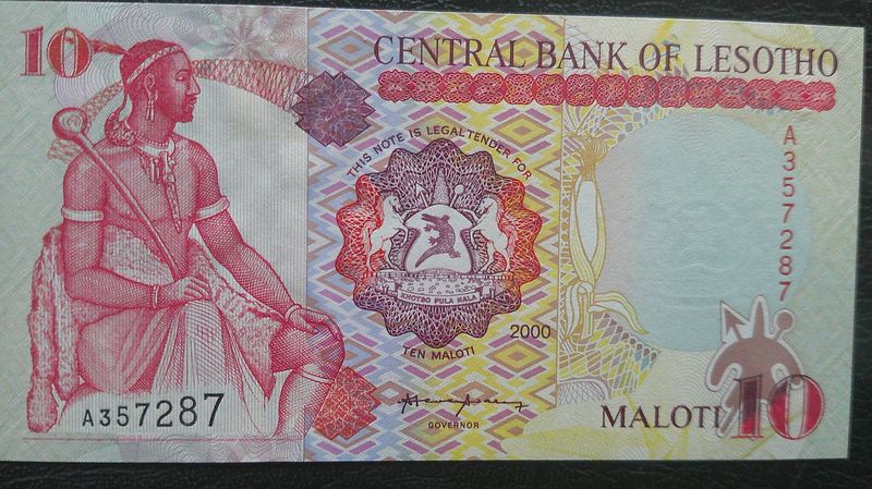 Lesotho 10 Maloti  -  2000