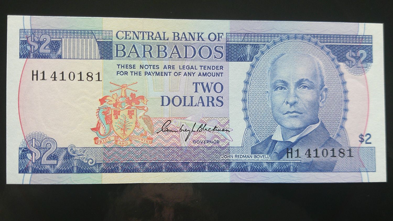 Barbados 2 Dollars - 1980