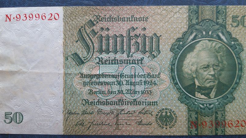 Germany 50 Marks  -  1933