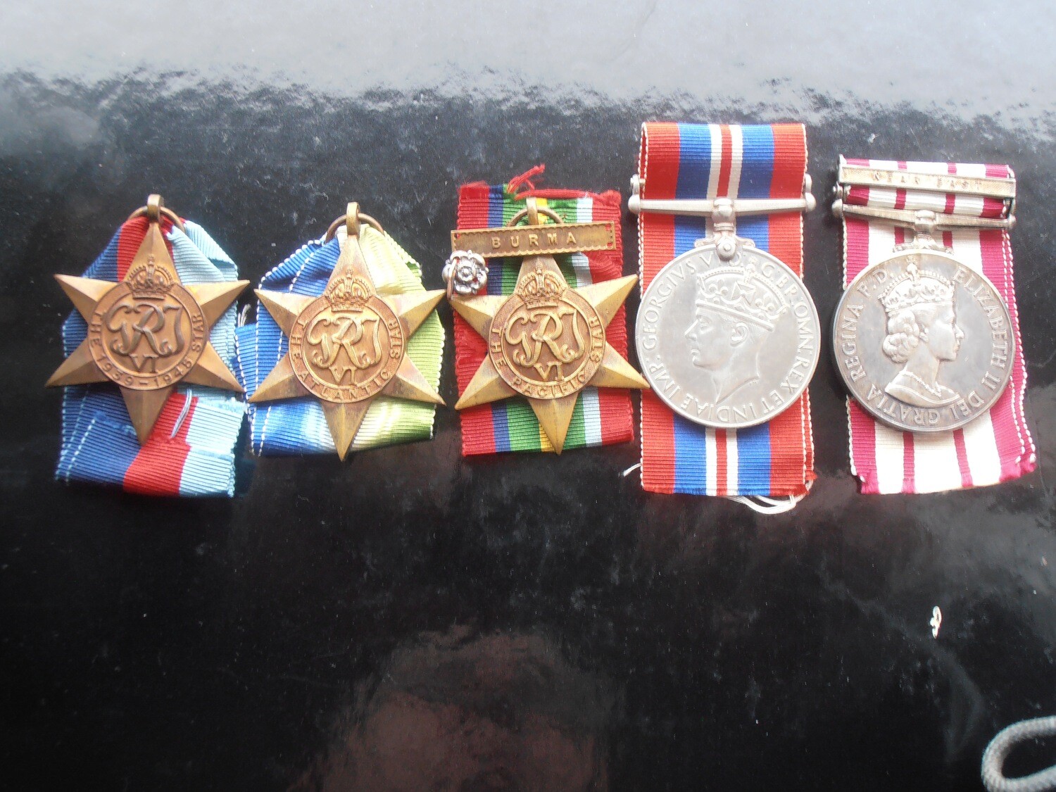 Group of Five Medals and Miniatures Group of Five Medals and Miniatures