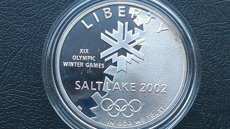 United States Silver Dollar  -  2002 P (Salt Lake 2002)  MRPD2