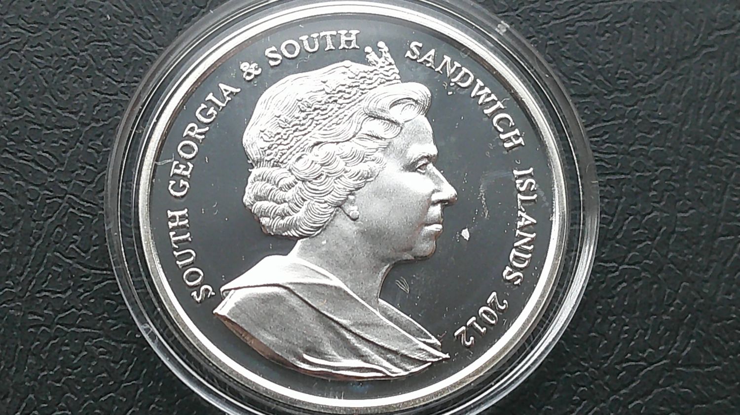 South Georgia & South Sandwich Islands Silver Proof £2  -  2012  (Queens Diamond Jubilee) HRPD