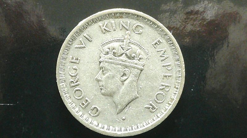 British India Half Rupee - 1943 (Lahore)