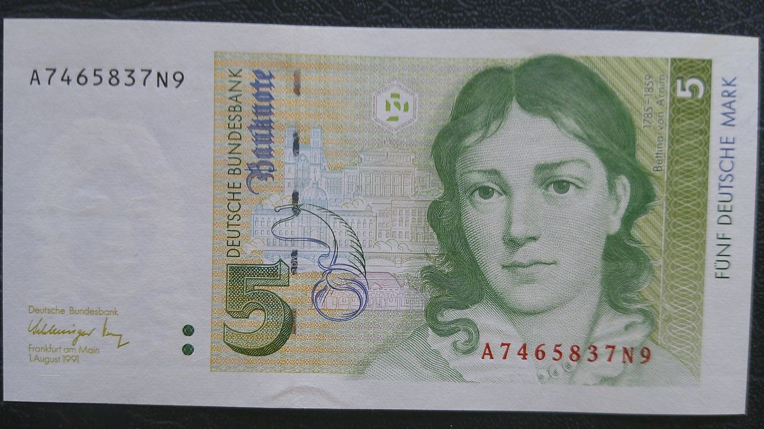Germany 5 Marks  -  1991