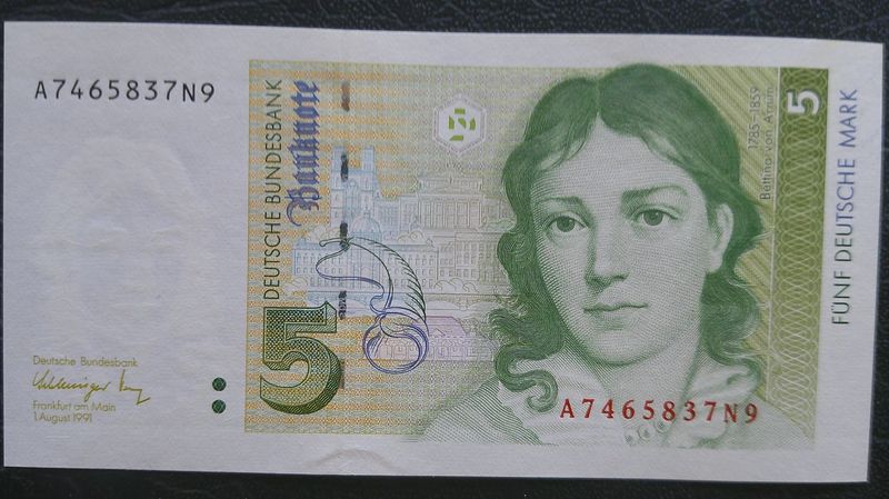 Germany 5 Marks  -  1991