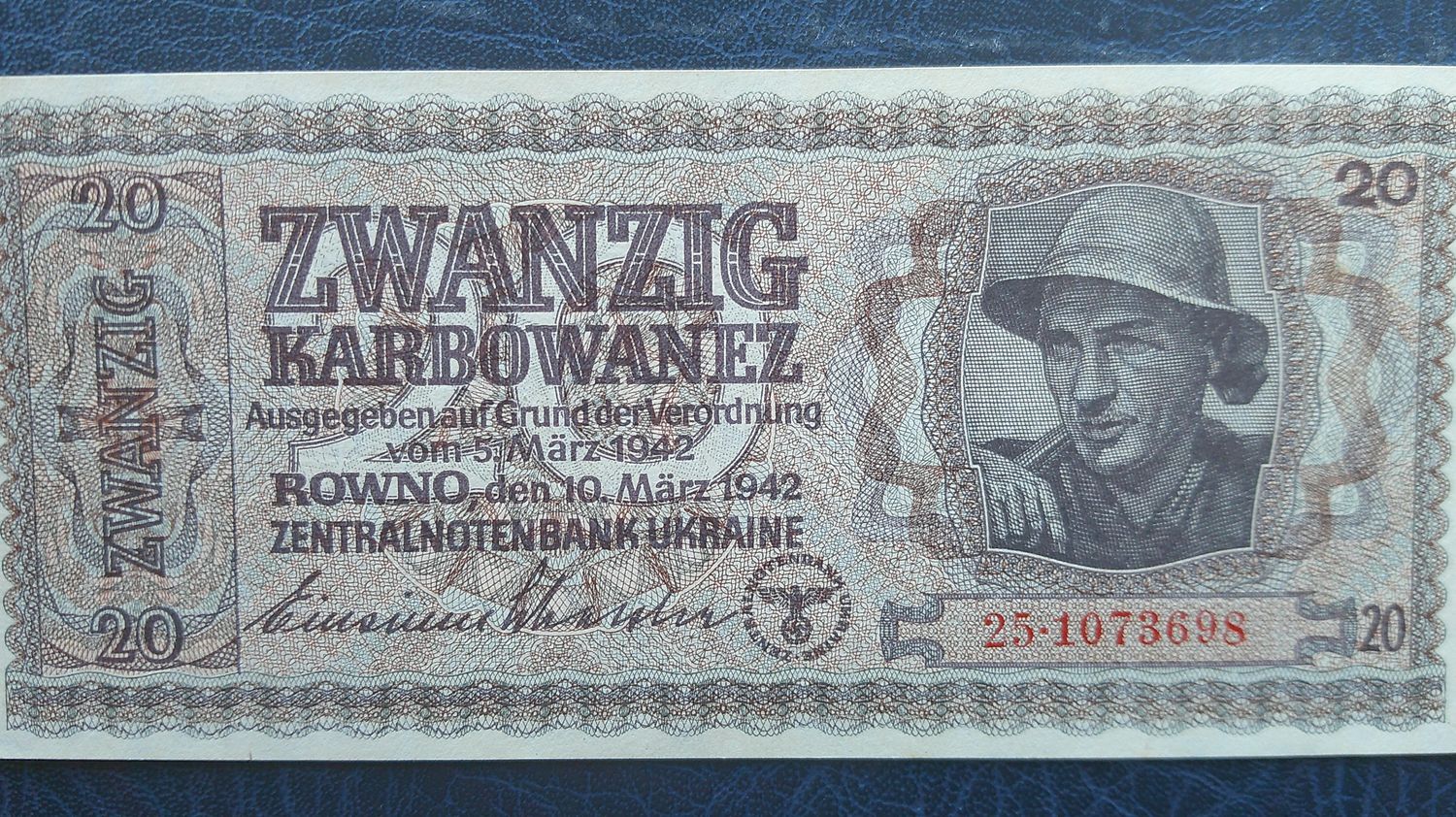 Ukraine 20 Karbowanez - 1942