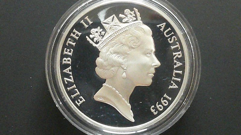 Australia $5 Silver Proof  -  1993  (Abel Tasman)  PDHR