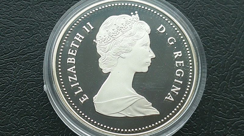 Canada 1 Dollar Silver  - 1987  (John Davis Baffin Island)  MRPD