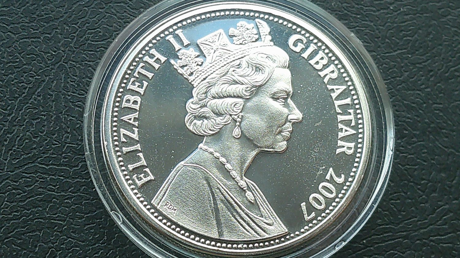 Gibraltar Crown  Silver Proof - 2007 (Battle of Britain Memorial Flight)