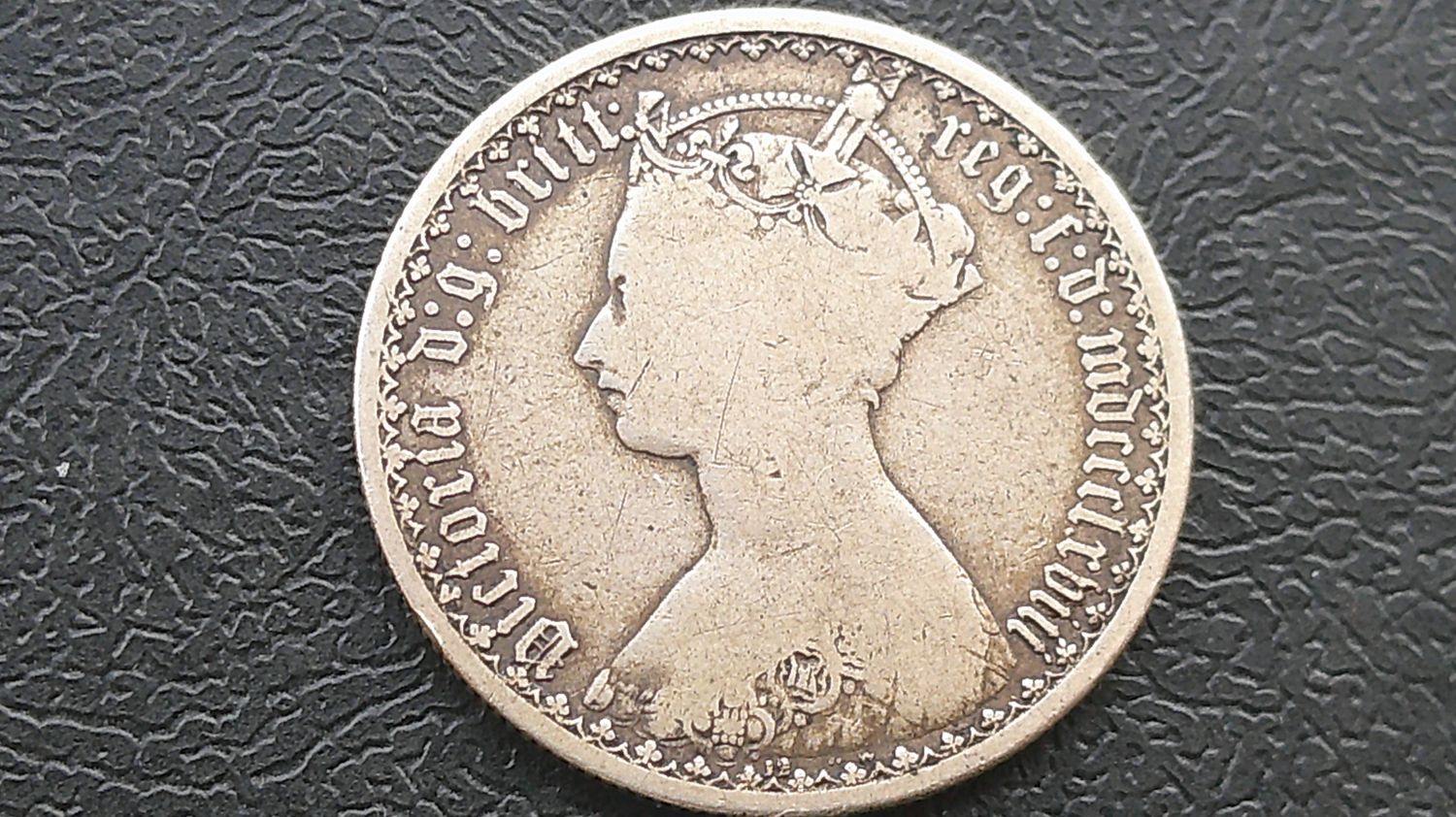 1868  -  One Florin  (Die 12)