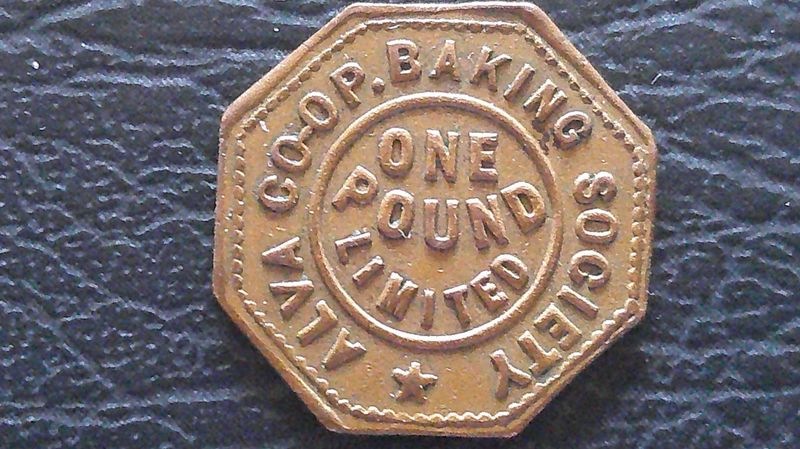 Alva Coop Baking Society One Pound Token