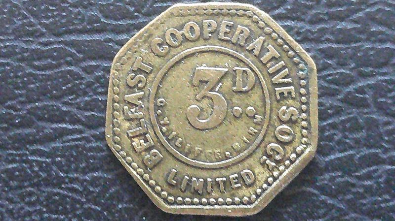 Belfast  Cooperative Society Limited Threepence