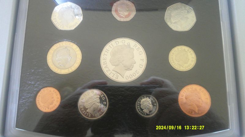 2000  -  Executive Proof Coin Set  MRPD2