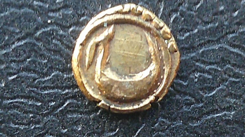 India Mysore Gold Fanam - AH1217