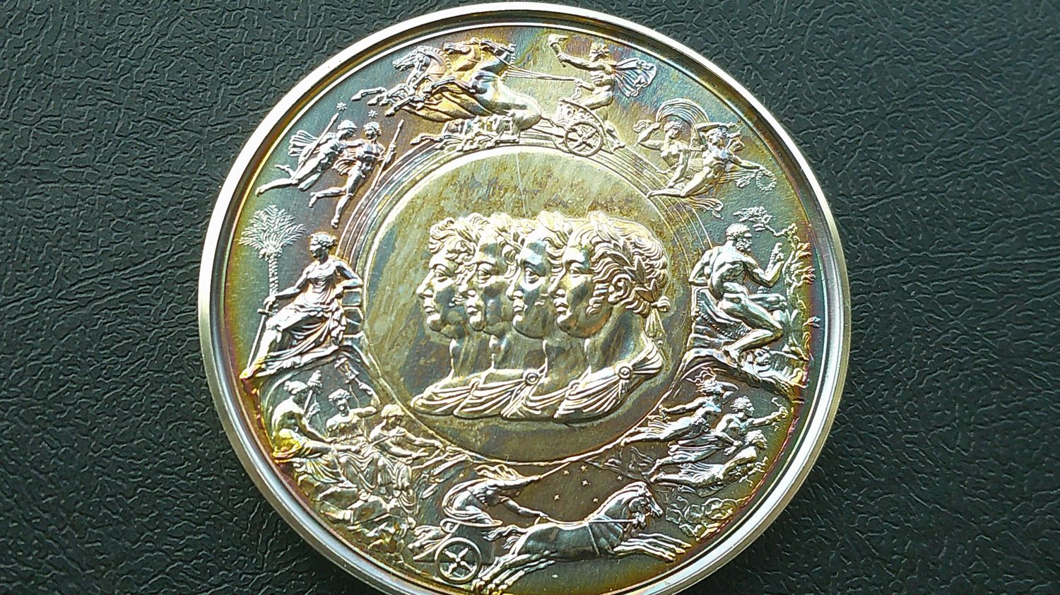 Battle of Waterloo 175th Anniversary Silver Medal  MRPD