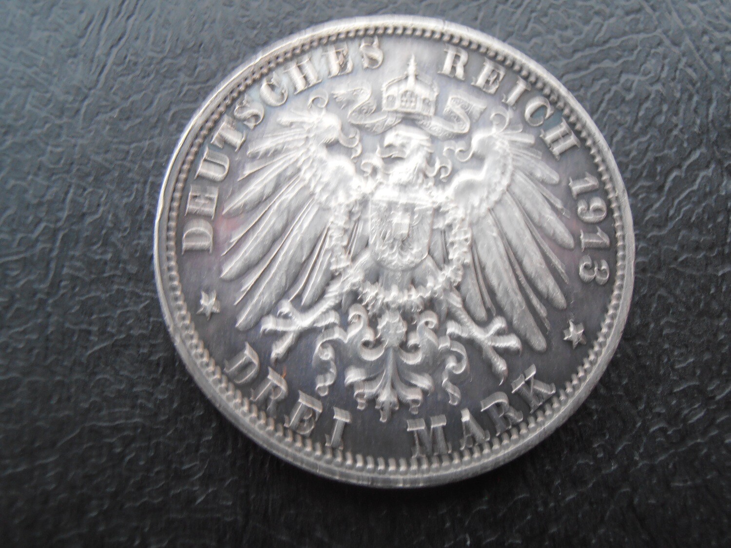 Germany 3 Marks - 1913 Proof (Saxony Albertine)