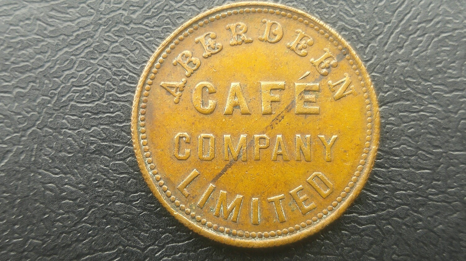 Aberdeen Cafe Company Token  (Rare)