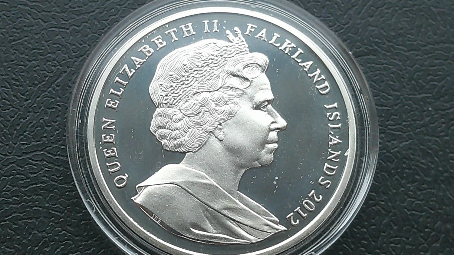 Falkland Islands Silver Proof  One Crown -  2012 (Queens Diamond Jubilee) HRPD