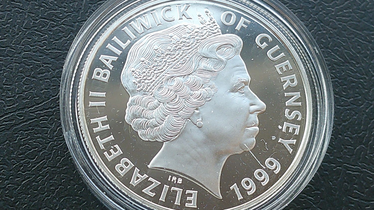 Guernsey £5 Silver Proof - 1999 (Royal Wedding)  ( MRPD1)