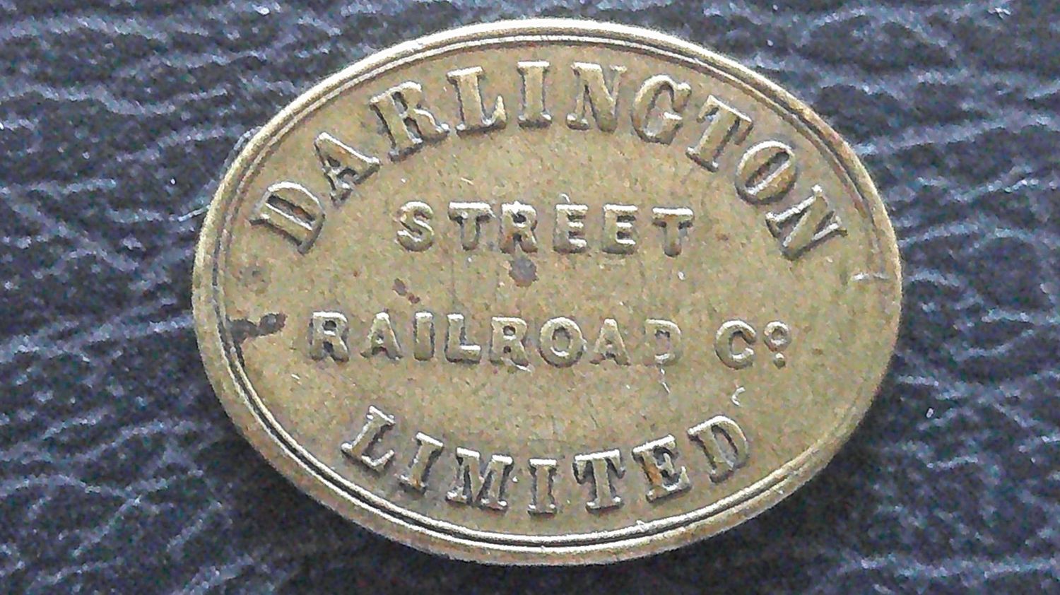 Darlington Steet Railroad Co Limited Token