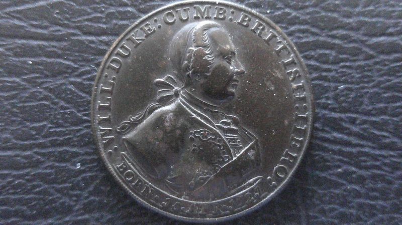 Duke of Cumberland Medal - 1745 (Rebellion Justly Rewarded)